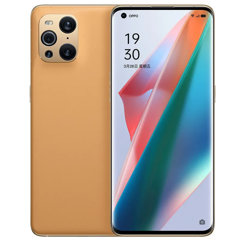 Originele Oppo Find X3 Pro 5G Mobiele Telefoon 8GB 12GB RAM 256GB ROM Snapdragon 888 50.0MP 4500mAh Android 6.7 inch Full Screen Vingerafdruk ID Gezicht IP68 Smart Mobiele Telefoon