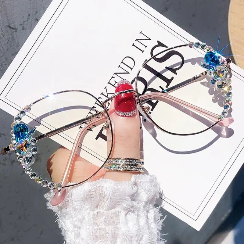 サングラス女性のファッション事務用品装飾的なメガネ特大のフレーム眼鏡抗ブルーライトコンピュータゴーグル