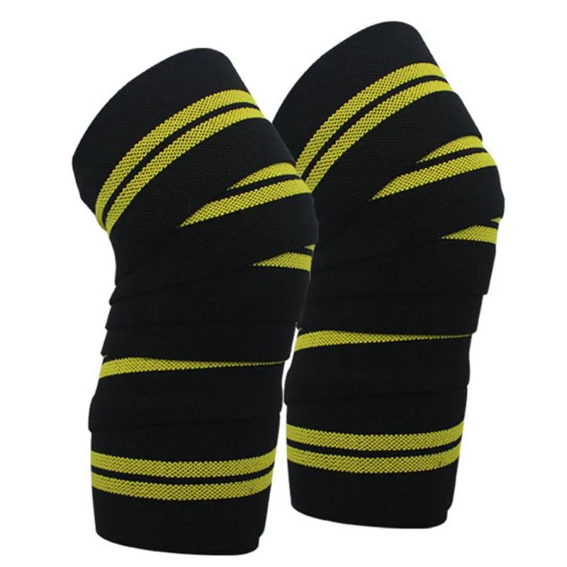 Armbåge knäskydd 2 st. Viktlyftning Wraps Gym Workout Fitness Compression Support Rand Whshopping