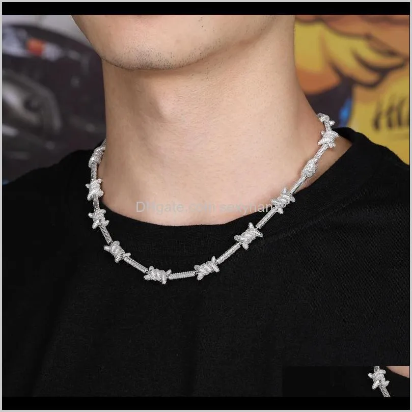 hip hop personality cuban link chain for men women gold silver charm necklace zircon jewelry