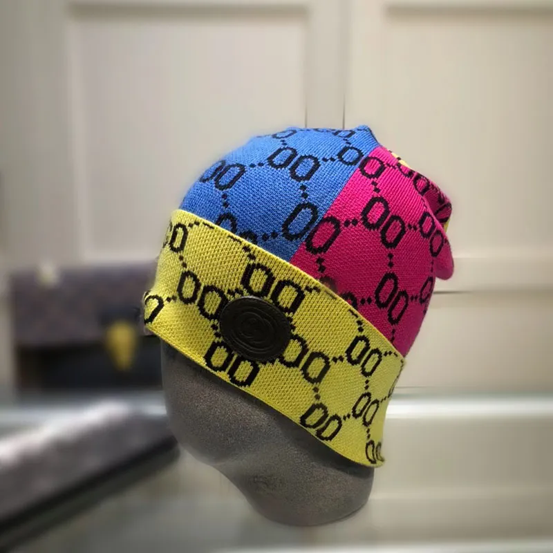 Designer Rainbow Knitted Skully Hat With G Leather Label High Quality  Unisex Cap For Fashionable Men And Women D2110185HL From Desinger_acc,  $13.9 | DHgate.Com
