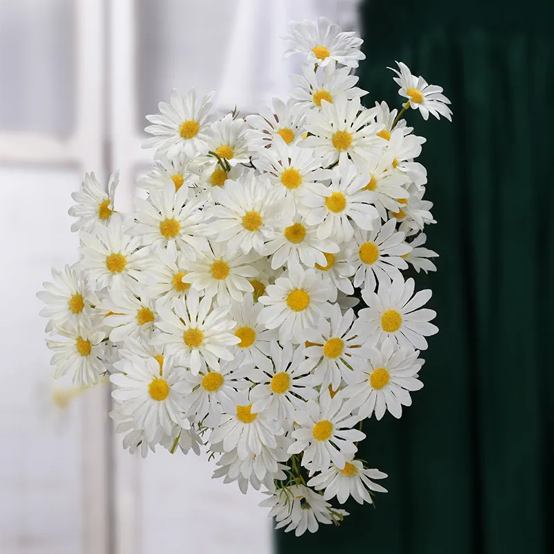 Artificial Flowers White Daisy  Daisy Flowers Artificial Decor