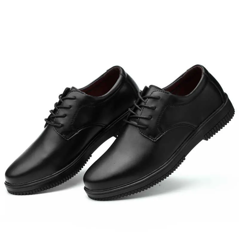 Chef Camarero Zapatos El Y Restaurante Cocina Zapato Trabajo Suave Trabajo Antideslizante Plano Negro A Prueba De Aceite Impermeable Gastado 210826 De 25,56 DHgate