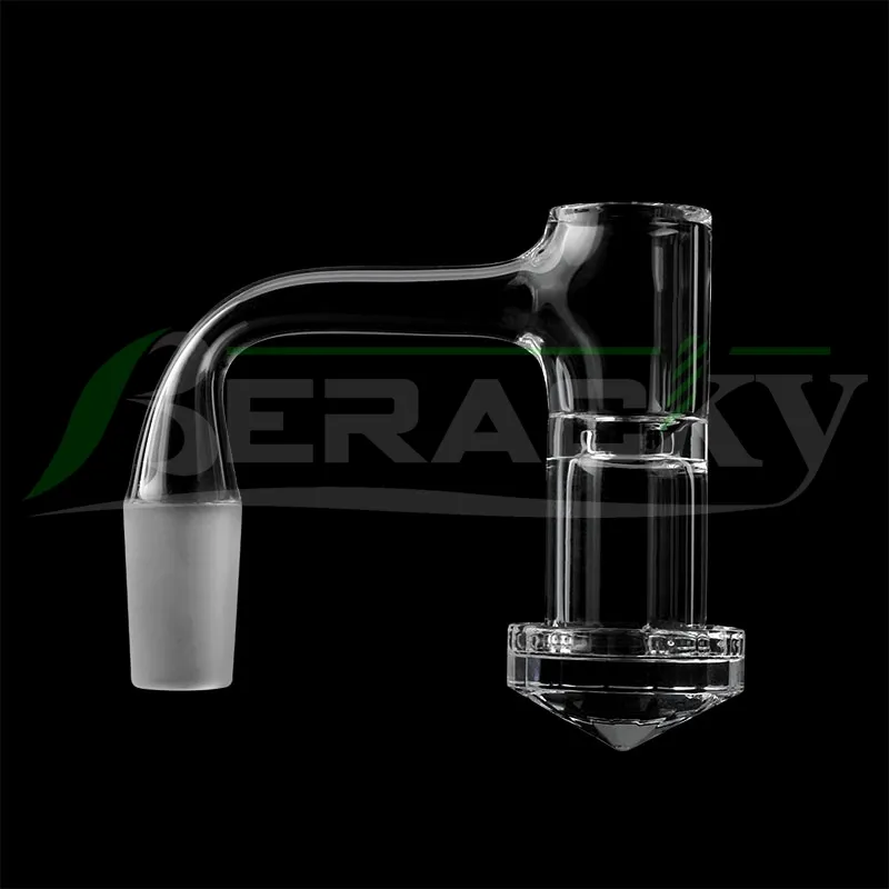 Accessori per fumo Beracky Accessori completi Diamante saldatura / frontale sfaccettato Bordo smussato al quarzo TERP TERP Slurper Banger Nail per acqua Bong Glass Tubi DAB STR