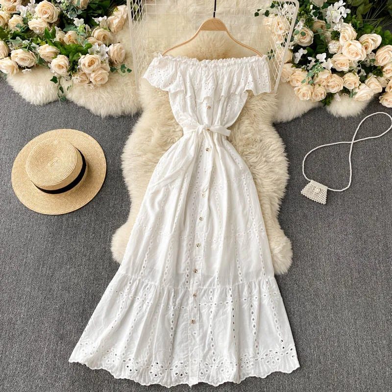 sachin and babi light blue dress Off The Shoulder White Dress Casual