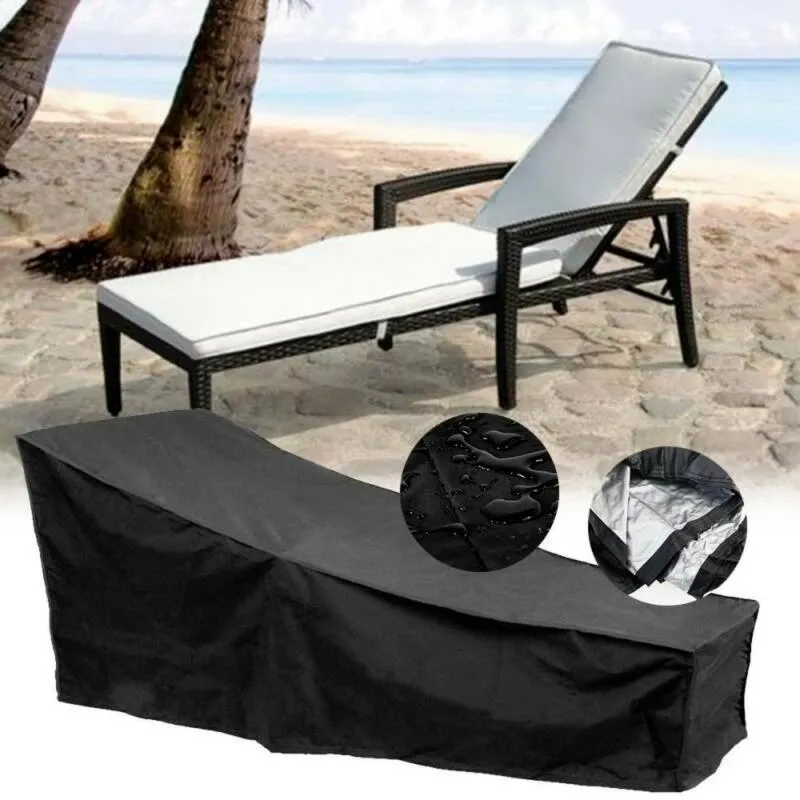 Mobili da campo impermeabile Sun Lounger Letto Bed Giardino Cover Giardino Duty Duty Patio Rattan Sunscreen all'aperto