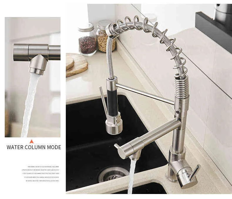 Spring Force Faucet Spring Style Kitchen Faucet Brushed Nickel Pull Out... From Dou08, $81. ...