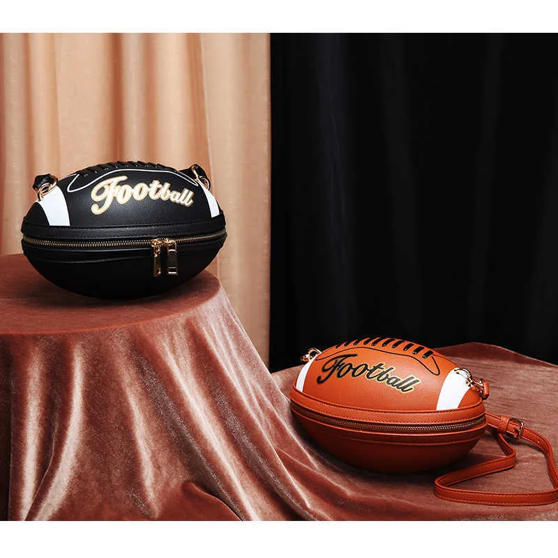 Fashionable Football Style unbehandelt Crossbody Bag