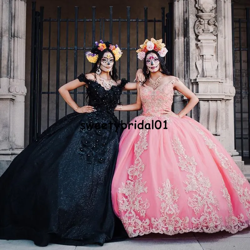 Black mexican quinceanera dress shop