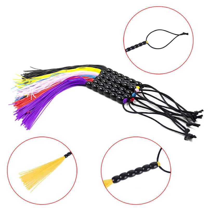 Nxy Sex Adult Toy y Knout Rubber Whip Sm Bdsm Pu Leather Fetish Spanking Paddle Bondage Flogger Games Flirt Toys for Couples 1225