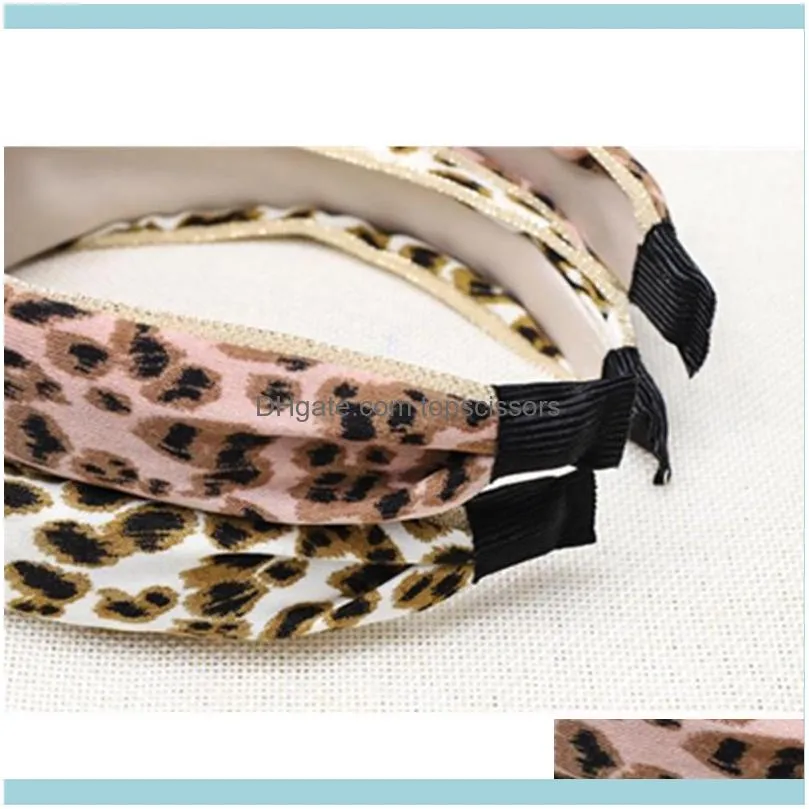 Special Leopard Print Knot Hairband For Ladies Headdress Women Hair Accessories Animal Headband Face Wash Hoop1