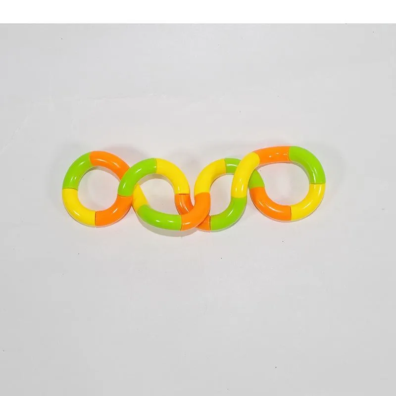 Training  Fidget Toys Adult Relax Therapy Stress Relief Hand Sensory Decompression Twisted Winding Toy Finger for Kids Autism Dexterity