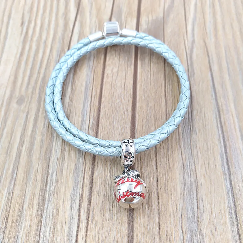 ciondoli per la creazione di gioielli bracciali con perline a catena in argento sterling Kit Bangle Collana con palline di buon Natale adatta per donne, bambini e ragazze_voghion.com