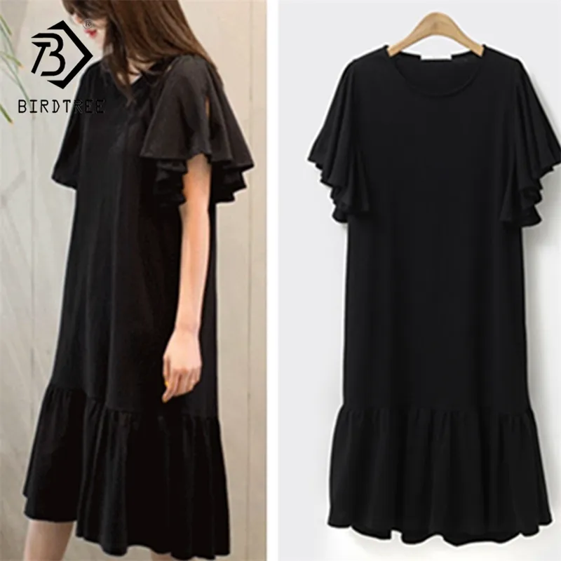 Summer Arrival Woman T-Shirt Fashion O-Collar Elegance Dresses Korean Style Women Clothing s D86207L 210416