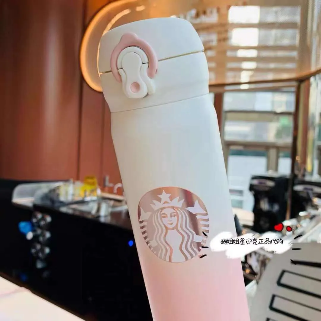 2021 Starbucks Mugs Stainless Steel Vacuum Flask Water Cup Christmas Gift with Package Box Factory Supply