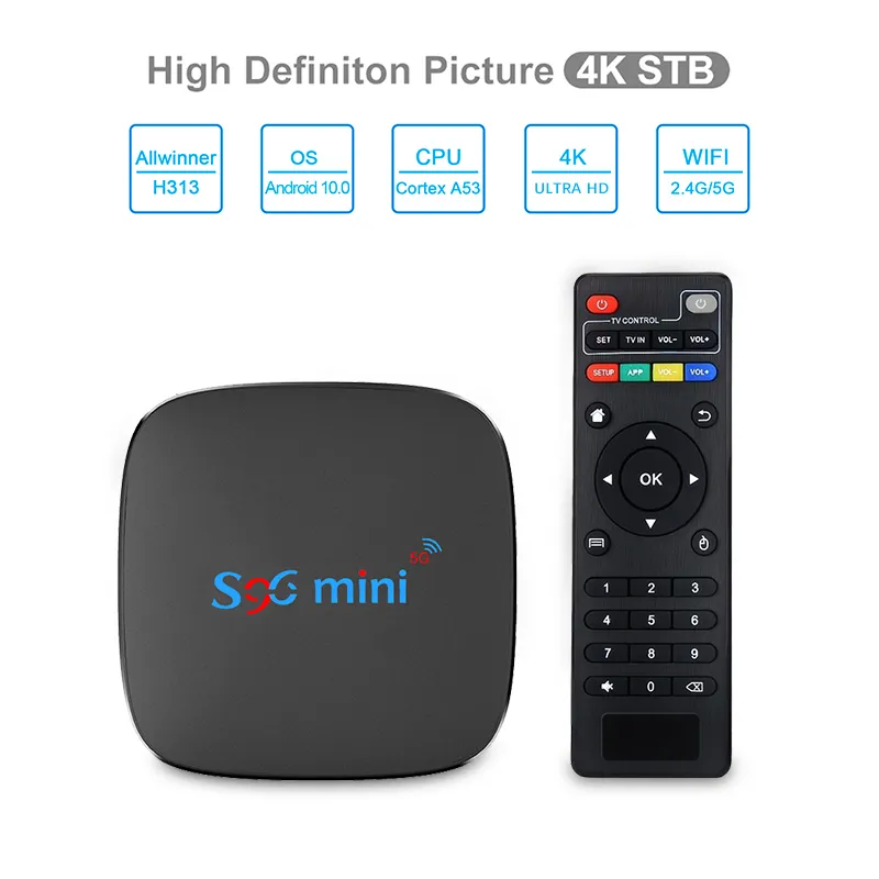 Box Smart TV X96 X96 Mini (Android - 4K Ultra HD - 2 GB RAM - Wi-Fi)