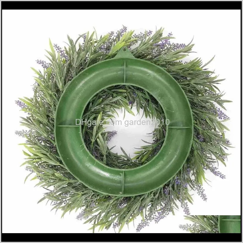 valentines day decoration artificial lavender wreath for wedding durable beautiful and decorative handmade wreath best gift