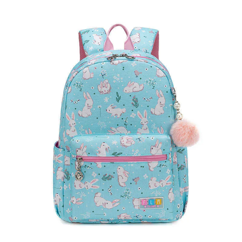 Imprimir Mochila para niños para niña 1-3-6 Grado Mochila escolar para  niñas 6-8-12 años Lindo conejito Mochilas escolares para niñas Bebé Niño  Bolsa