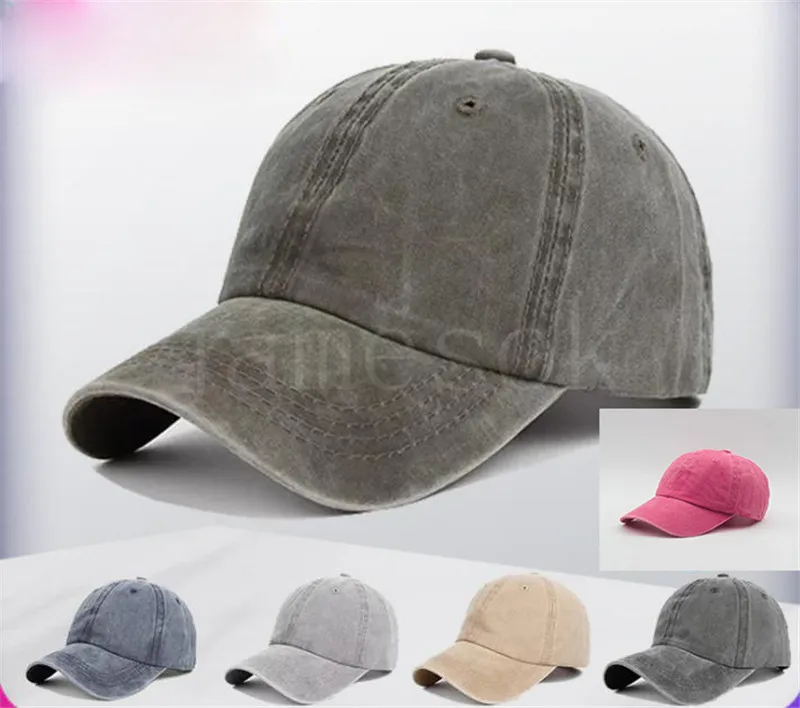 Partyhüte Herren und Damen Wash Trucker Hat Sommer Outdoor Reisen Sonnenschutz Caps Street Trendsetter Baseball Cap 13 Farben DD075