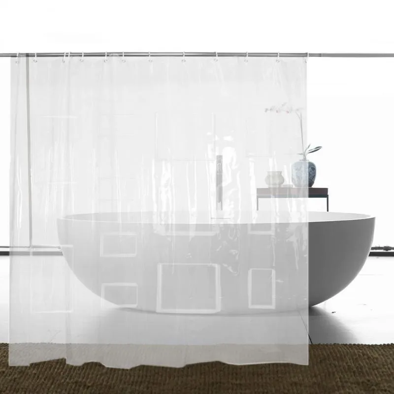 Tende da doccia 12 tasche Tenda impermeabile ispessita trasparente Schermo multifunzionale per apparecchiature elettroniche da bagno