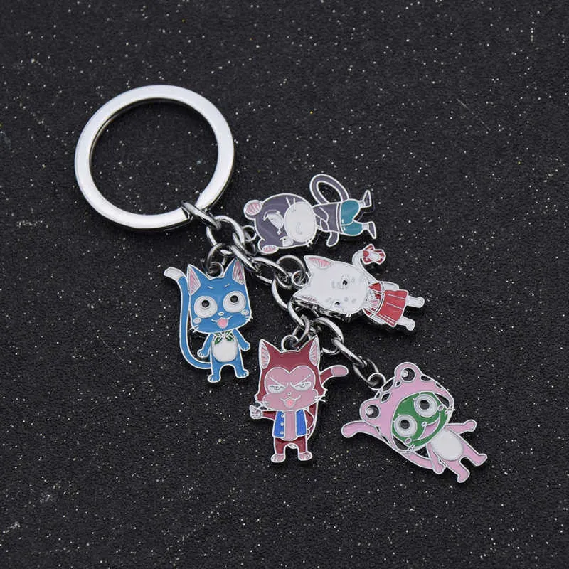 Fashion Lychee New Fairy Cauda Keychain Feliz Carla Frosch Lector Pantherlily Chaveiro Keyring Saco Pendurado Pingente G1019