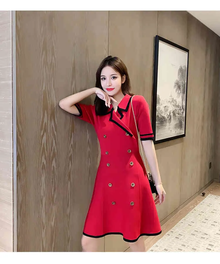 Short Sleeve Button Up Mini Dress Women Korean A-Line Above Knee Acrylic  Summer from Dhgate Basic & Casual Dresses - price 52.5