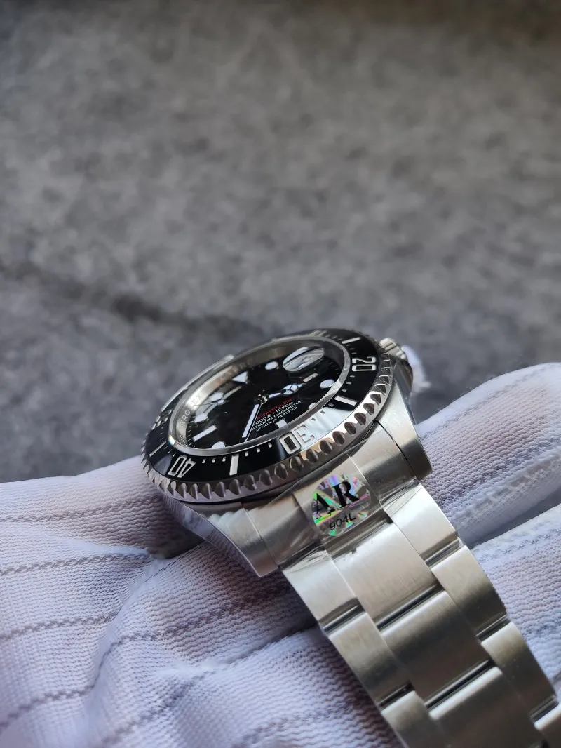 Ahorra a lo Grande en Compras al por Mayor de MIRTA MARS SAPPHIR Bisel  Negro De 43 Mm Para Hombres Bisel Automático De Pulsera Automático Sapphire 