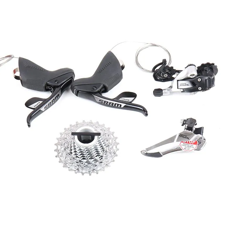 Bike Derailleurs Rival 2x11 22 Speed ​​Road Bicycle Part Kit Groupset Shifter Brake Hefers FronTrear Derailleur Cassette 11-28T 11-32T