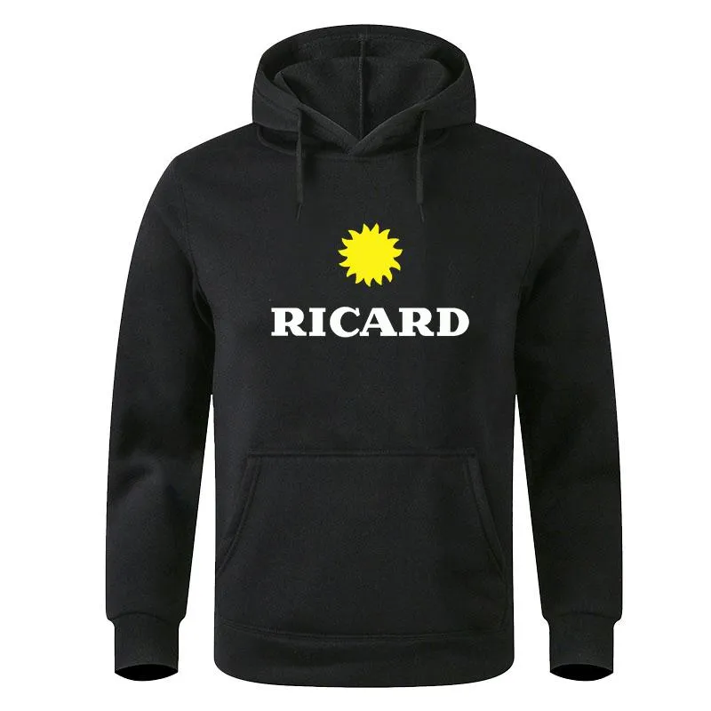 Мужские толстовки толстовки 2021 мужчин Ricard Hoodie Phot-рубашка уличная одежда Полюрон зимняя одежда женщин Harajuku рубашка