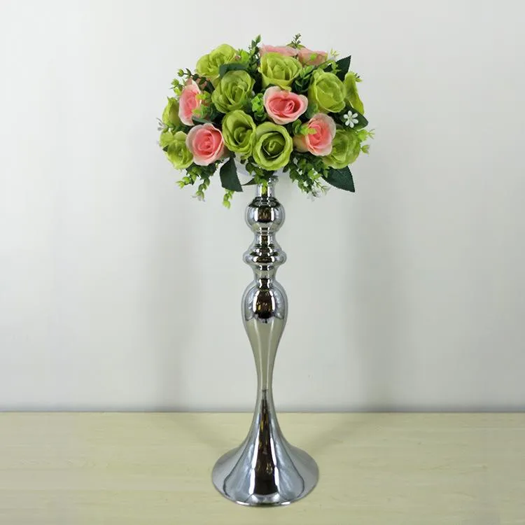 Party-Dekoration, Metall-Kerzenhalter, 50 cm, Blumenvase, Ständer, Hochzeit, Tischdekoration, Event, Straßenführung