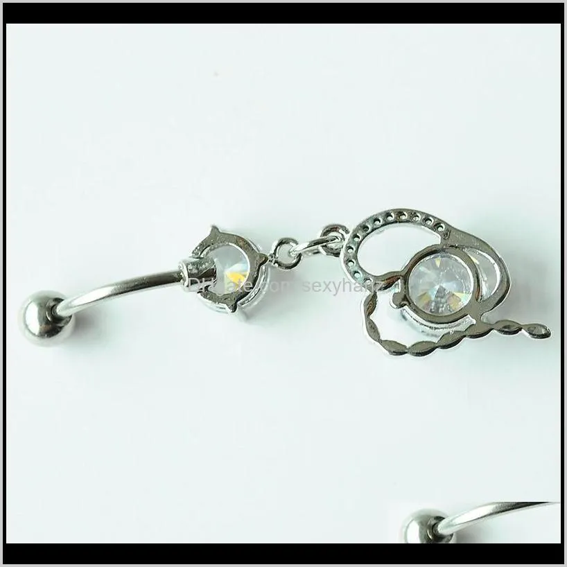 g0020 nice style navel button ring retail selling navel rings body piercing jewelry dangle accessories fashion charm