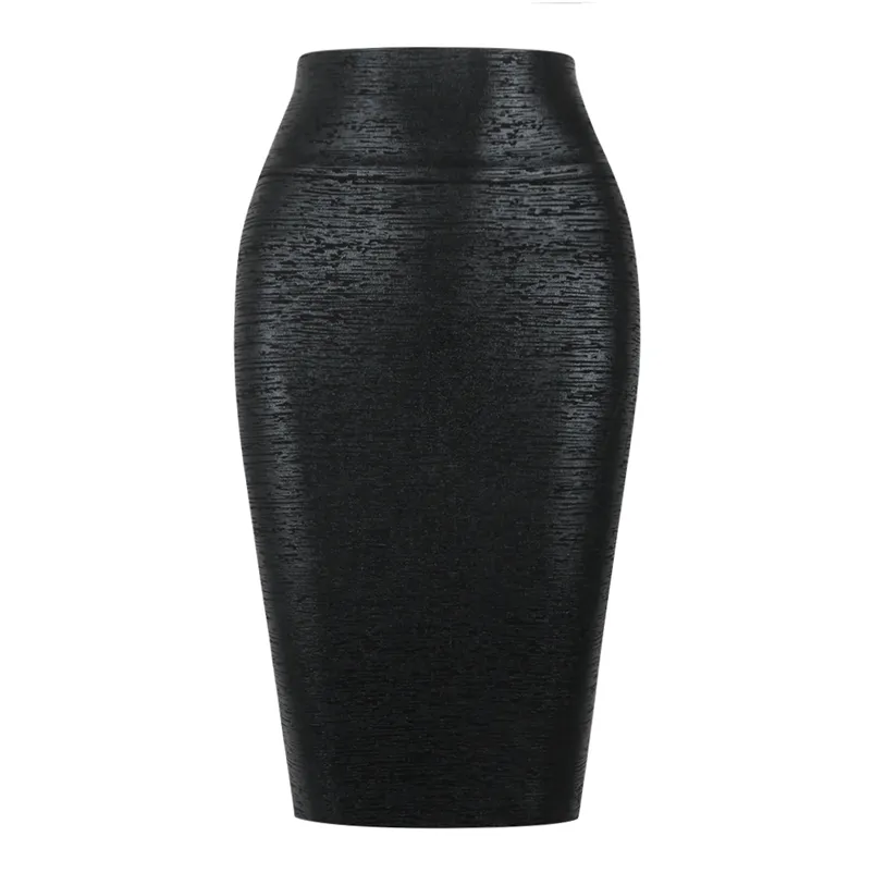Bandage Skirts Fashion Sexy Arrival Summer Black Bodycon Party Celebrity Club 210621