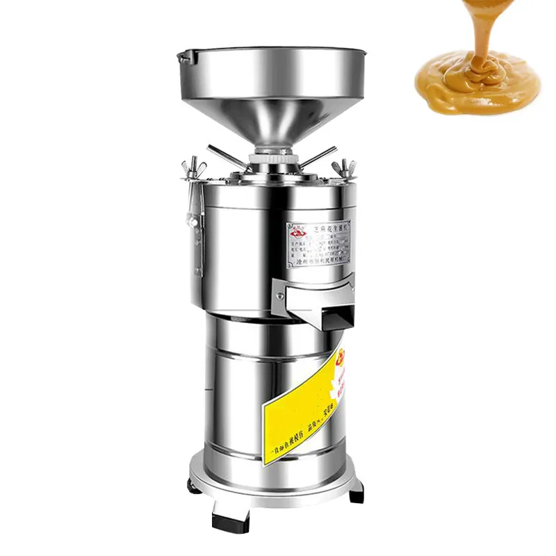 Новый дизайн коммерческий арахисовой кунжутный масло изготовление машины паста соус мельница 1500W