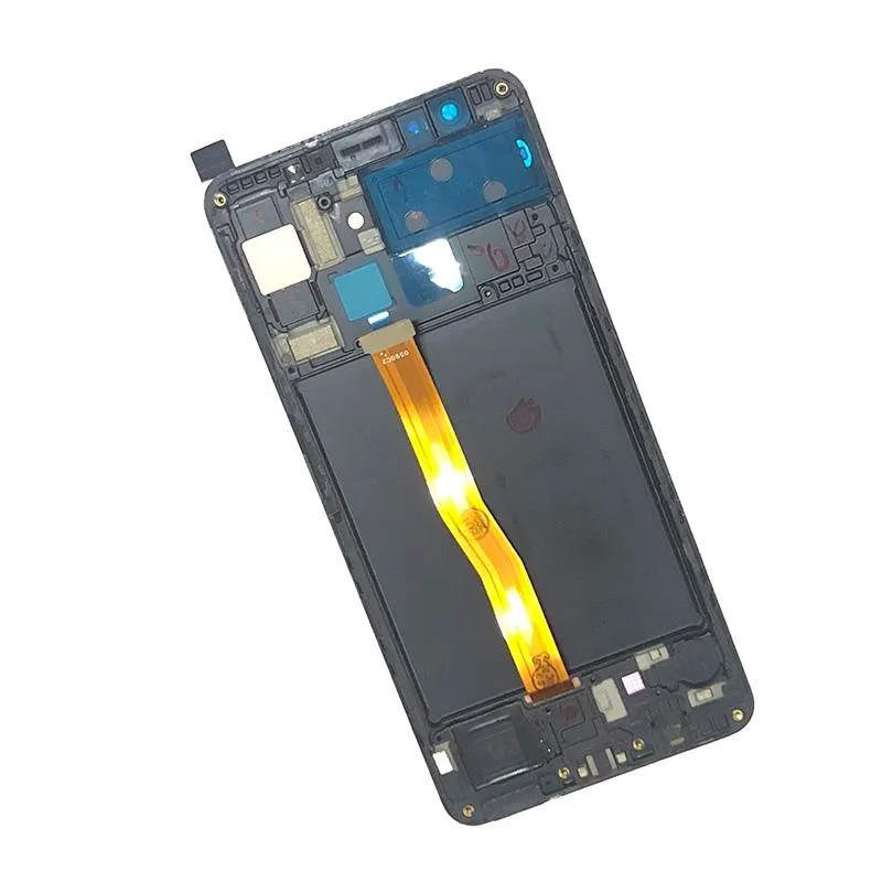 Display LCD per Samsung Galaxy A7 2018 A750 Pannelli schermo Incell Digitizer Assembly di ricambio con cornice