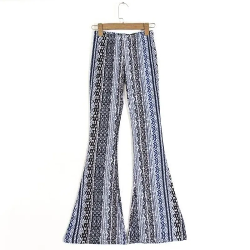 Tribal print on sale flare pants