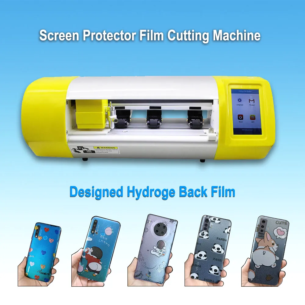 Machine de découpe de Film protecteur d'écran pour Airpods montre de téléphone portable couverture arrière en verre avant coupe-autocollant de protection Hydrogel