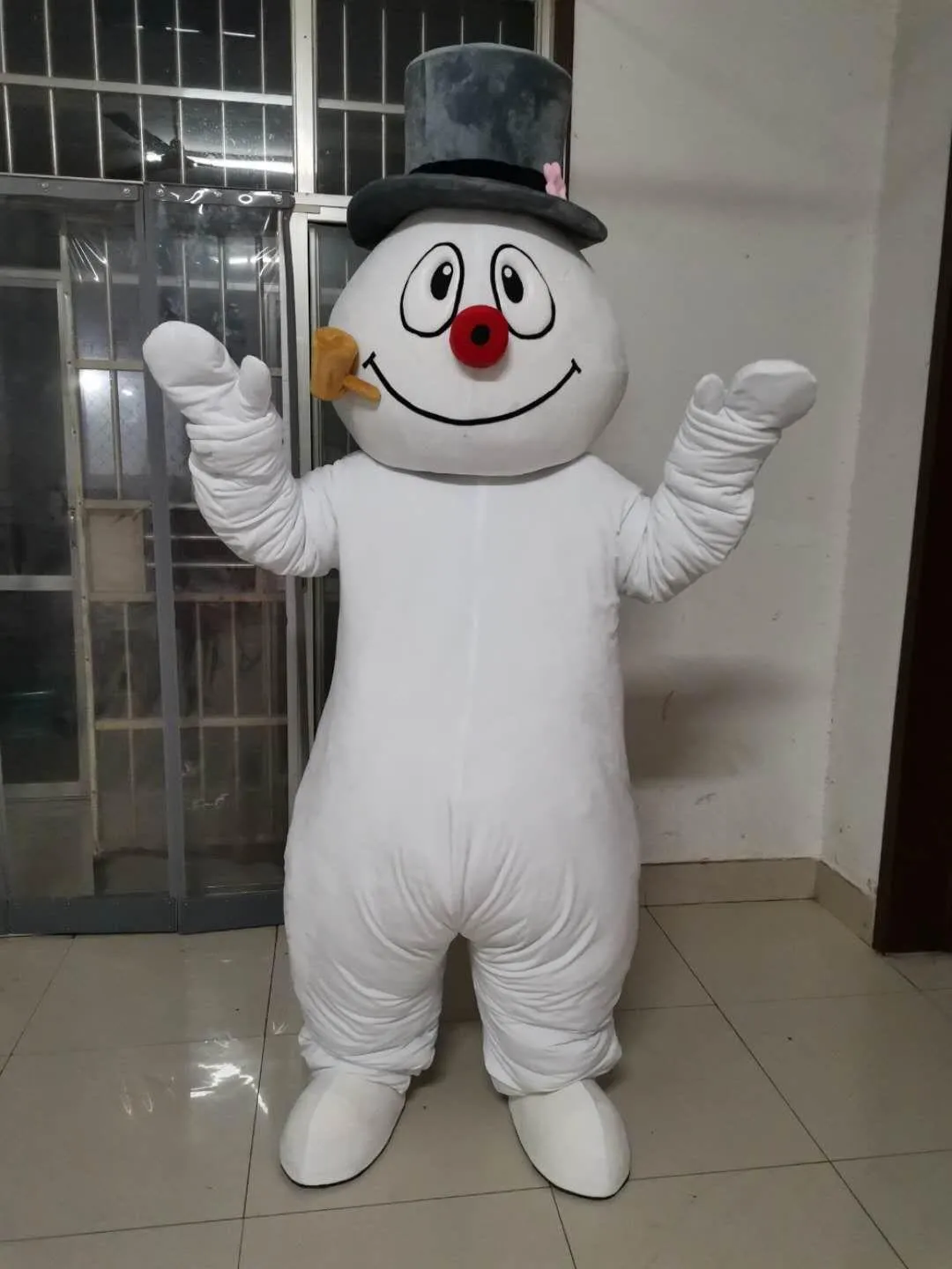 Halloween Snowman Mascot Costume High Quality Customize Cartoon