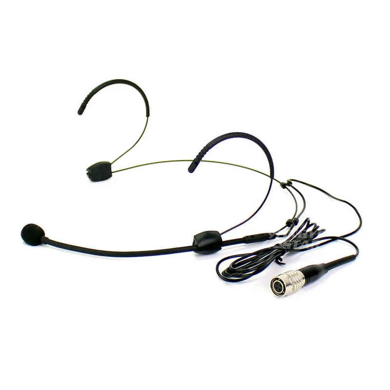 4 Pin Hirose Headset Microphone System For Audio Technica Wireless