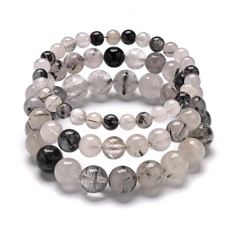 Unique Gemstone + Crystal Beaded Bracelets for Men - Guys