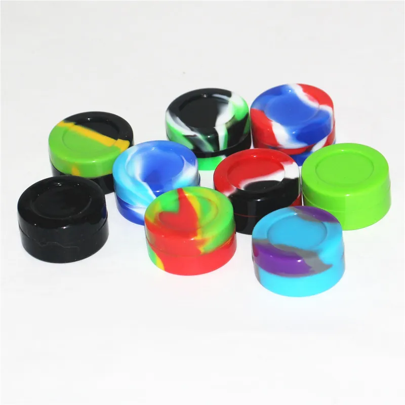 Conteneurs d'huile de silicone bocaux en silicone pour bongs silicone dab cire contenant verre nectar récupération catchers DHL