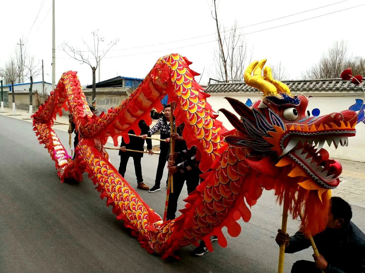 DHgate.com:Chinese Dragon Dance Costume for Kids, Silk