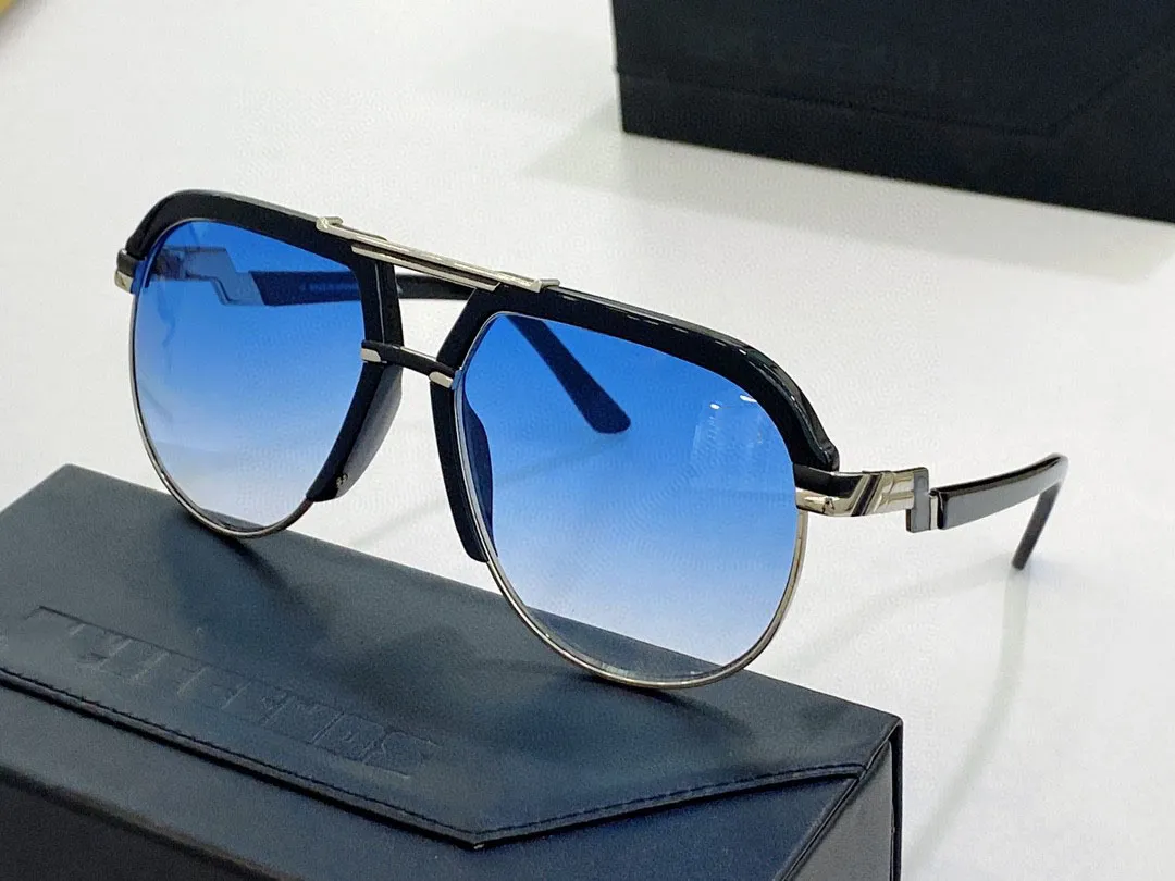 Caza 9085 탑 럭셔리 고품질 디자이너 선글라스 남성 여성용 새로운 판매 세계 유명한 패션쇼 이탈리아어 슈퍼 브랜드 태양 안경 눈 유리 독점 상점