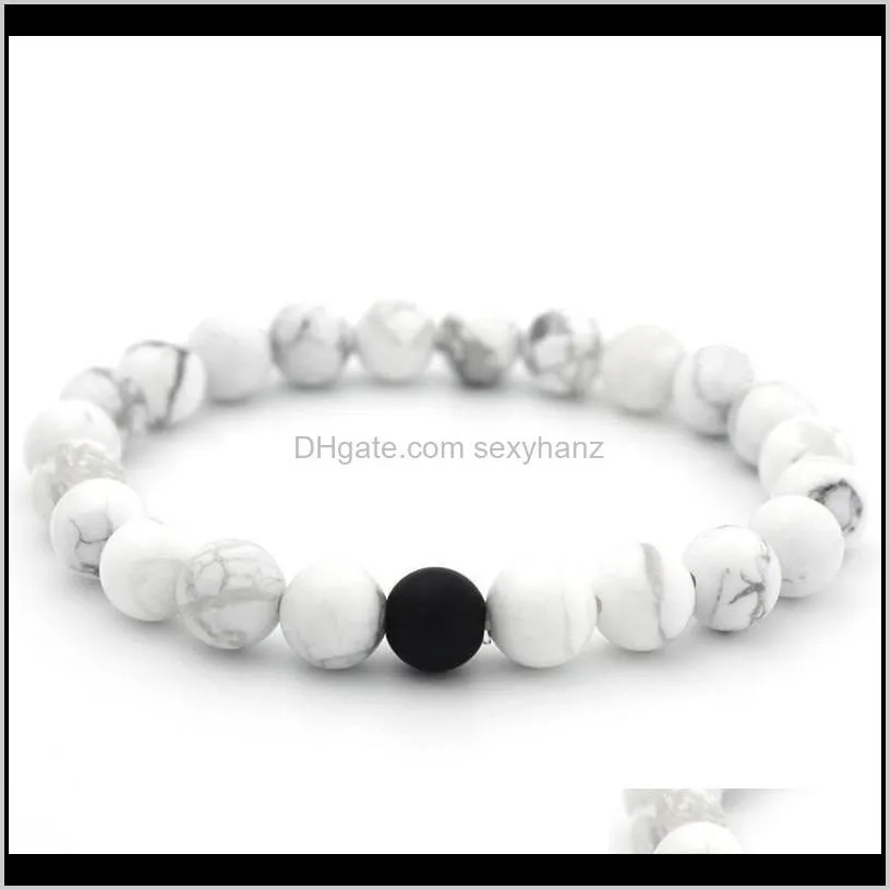7 chakra bracelet men black lava healing balance beads reiki chakra buddha prayer natural stone yoga bracelet women jewelry wholesale
