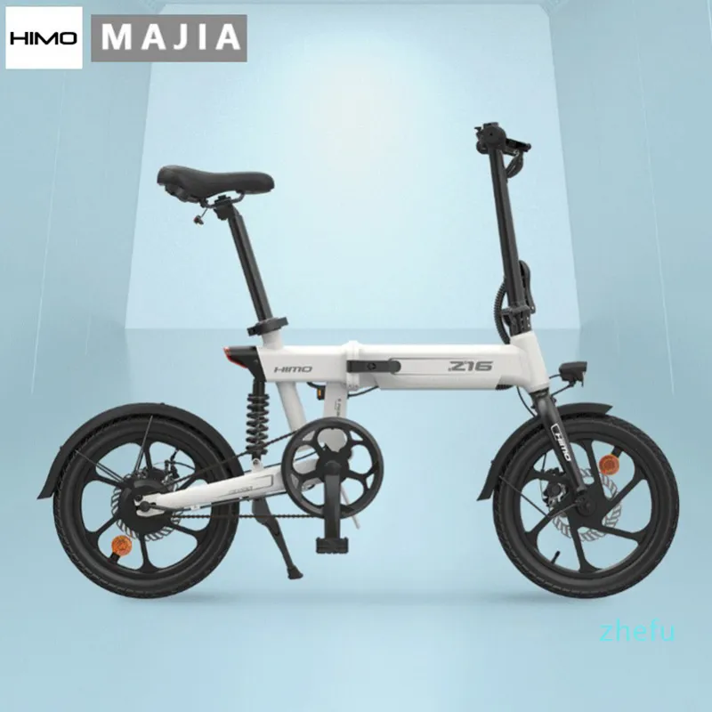 [EU IN MAGAZZINO] La più recente bici elettrica per ciclomotore HIMO Z16 Z16 Ebike 250W Motore 16 pollici blu bianco giallo 36V 10Ah bicicletta elettrica