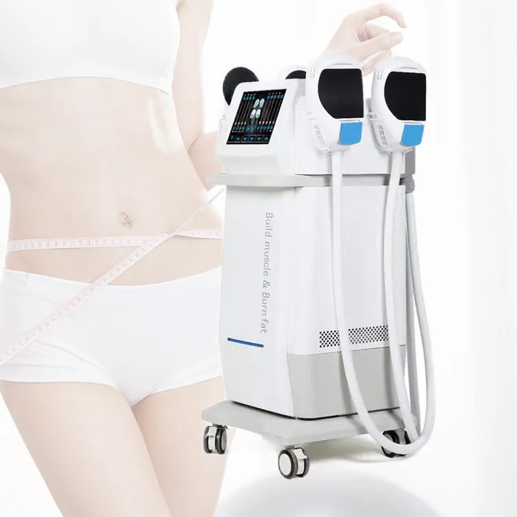 Standing 4 Heads Magnetic Therapy Body Sculpture Ems Rf Weight Loss Machine Fat Burning Instrument