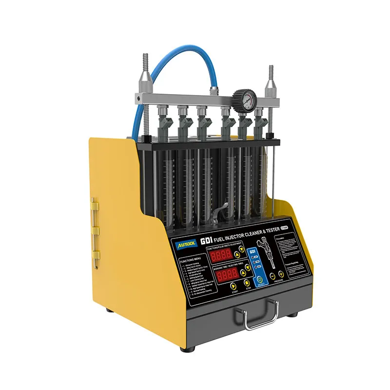 AUTOOL CT400 GDI Fuel Injector Cleaner Tool With 6 Cylinders Tester For