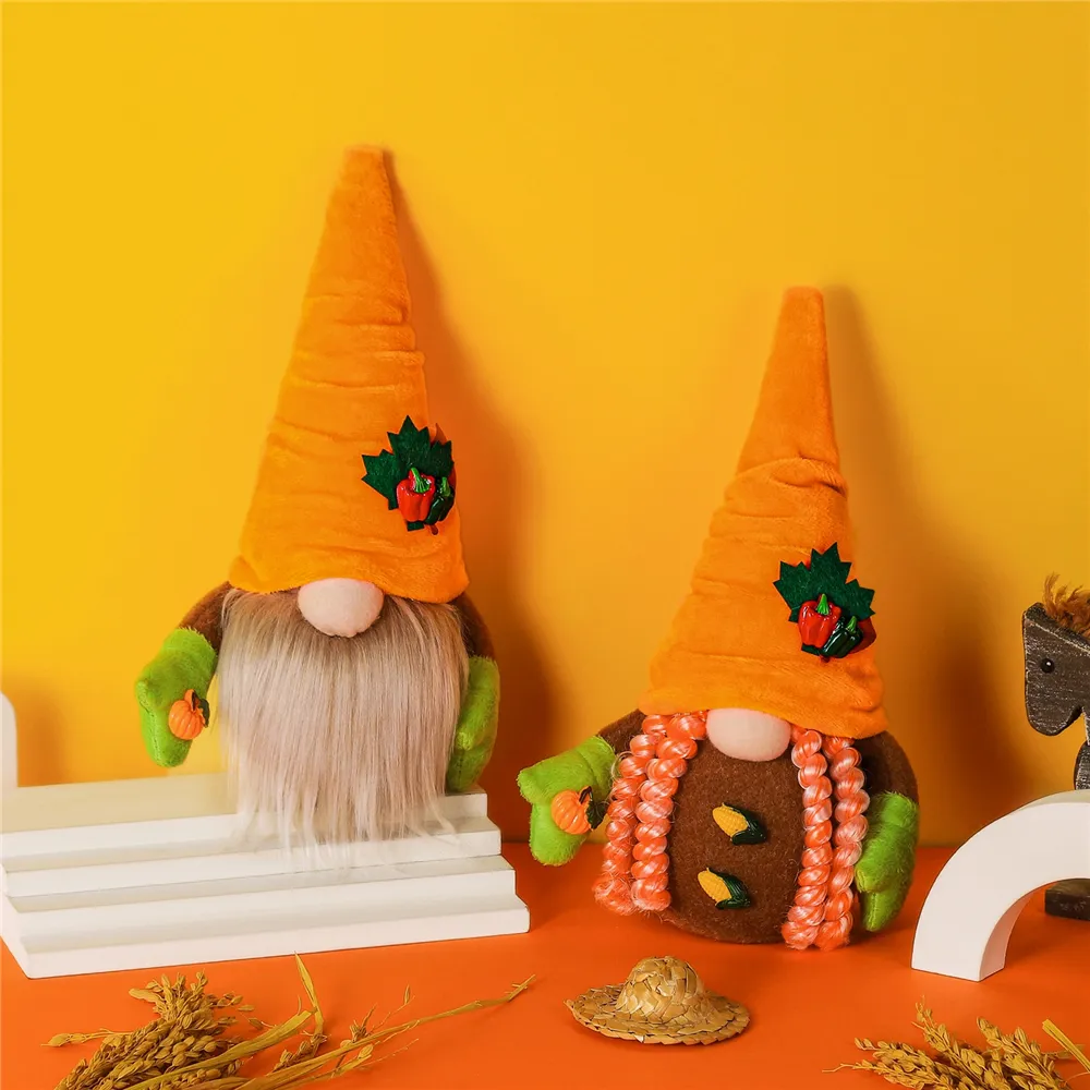 Party Supplies Zbiór Festiwal Dekoracje Jesień Gnome Nisse Tomte Elf Krasnolud Figurki Farma Domowa Kuchnia Ozdoby Kid Prezent Phjk2109