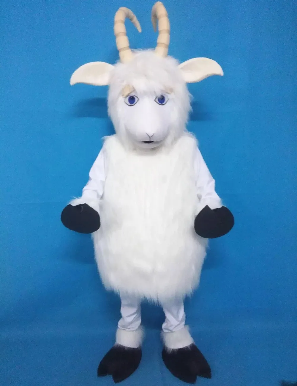 Halloween mouton blanc mascotte Top qualité Costume thème personnage carnaval taille adulte Fursuit noël robe de fête d'anniversaire