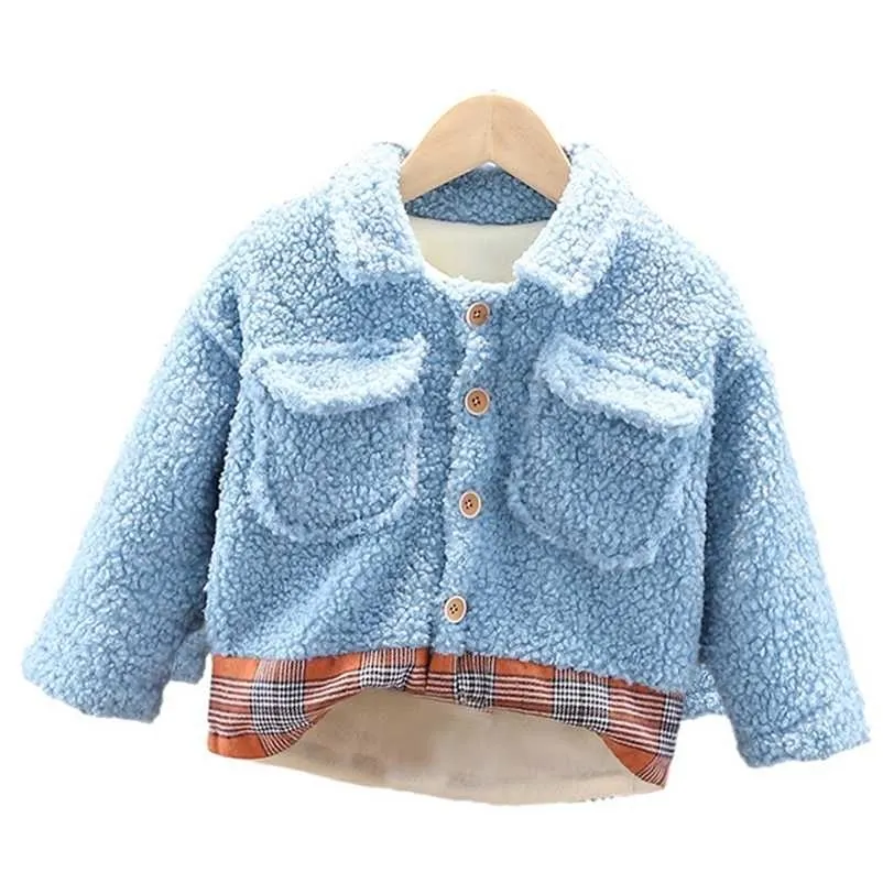 겨울 패션 아기 소녀 옷 어린이 소년 스포츠 두꺼운 면화 자켓 유아 유아 캐주얼 의상 JHB001 211204