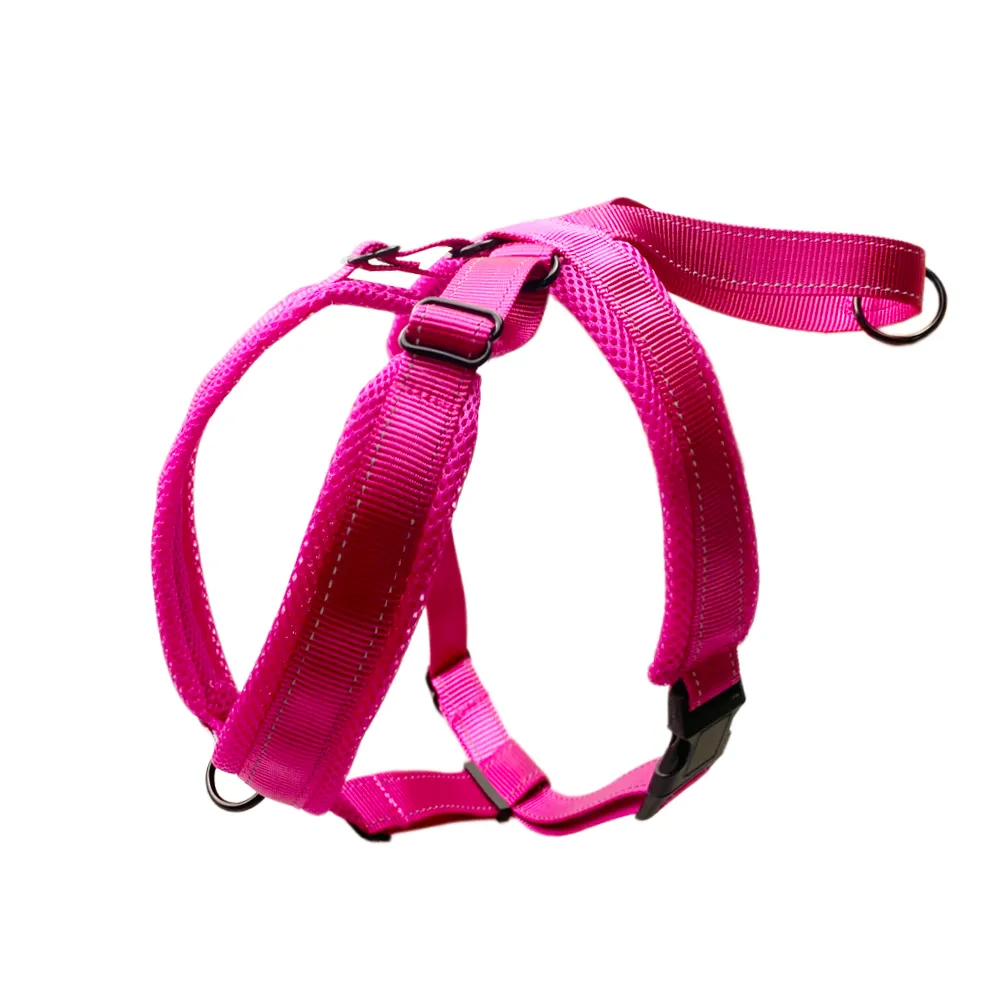 Pettorina Anti Trazione Per Cani Piccola/Media Taglia – Morbida, Traspirante, Regolabile Con Guinzaglio Incluso – Colore Rosa XS!